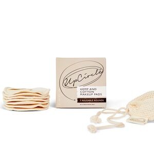 UpCircle Reusable Makeup Remover Pads 7-Pack Hemp Cotton Eco Zero Waste NEW